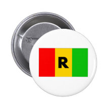 Rwanda Flag Pinback Buttons