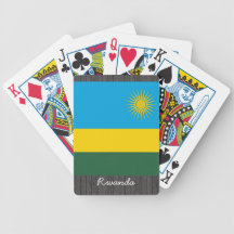 Rwanda Flag Playing Cards