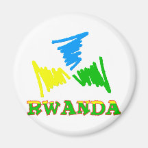 Rwanda Goodies 1 Fridge Magnets
