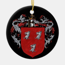 Ryan Coat of Arms Christmas Tree Ornaments