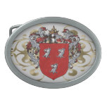 Ryan Coat of Arms Oval Belt Buckles