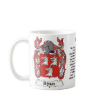 Ryan Family Coat of Arms Mug