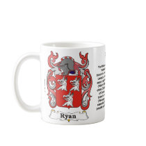 Ryan Family Coat of Arms Mug