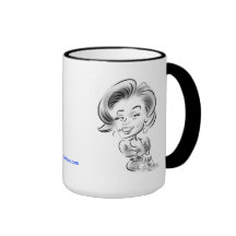Rye Bat Mitzvah Caricature Mug 11c