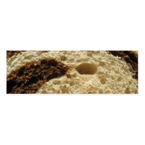 Rye Bread Up Close Business Card Template