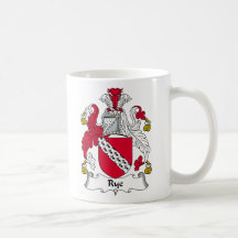 Rye Family Crest Coffee Mugs
