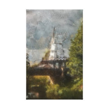 Rye Windmill Canvas Print