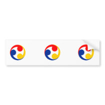 Ryukyu Islands   1875 1879 cs, Japan Bumper Sticker