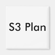 S3 Plan Refrigerator Magnets