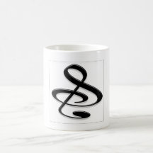 "S", "&", And/Or Treble Clef Musical Note Coffee Mugs