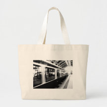 S-Bahn Berlin Schwarz Weiß Fotografie Taschen