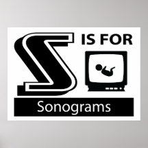 S est pour des sonogrammes affiches