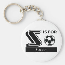 S est pour le football porte-clés