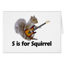 S est pour l'écureuil carte