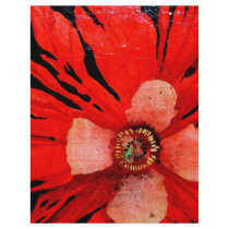 (s)Frilly Red Poppy Flyer Design