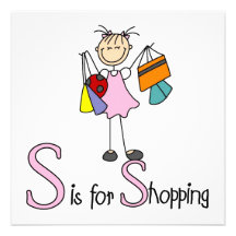 S is for Shopping Invitations