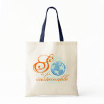 S is for "Sustainable" Canvas Tote Bag