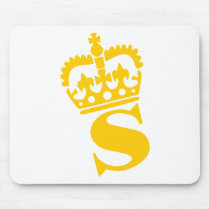 S - Letter - Name Mouse Pad