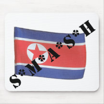 S*M*A*S*H Corée du Nord Mousepad Tapis De Souris
