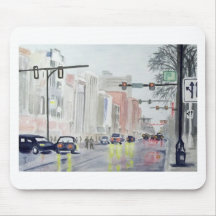 S Main St, Ann Arbor Michigan Mouse Pad