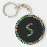 S Monogram Key Chain