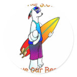 S.O.B.  'SAVE OUR BEARS! ROUND STICKER