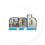 S.O.B. ROUND STICKER