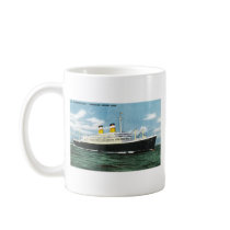 S.S. Constitution American Express Lines Vintage Mugs
