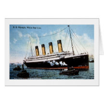 S.S. Olympic Star, White Star Line, 1913 Card