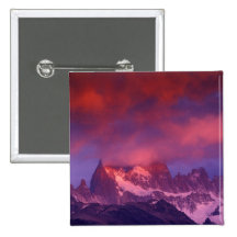 SA, Argentina, Los Glaciares National Park, Pinback Button