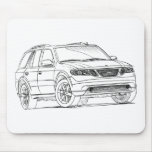 Saab 9-7X Aero 2008 Mouse Pads