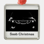 Saab Christmas Ornament