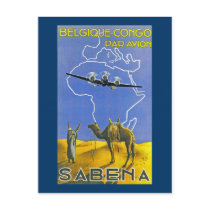 Sabena ~ Belgique Congo Post Cards