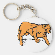 Sabertooth Tiger Key Chain