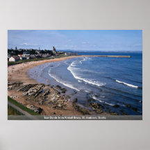 Sables est des Braes de Kinkell, Saint Andrews, Sc Posters