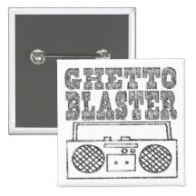 Sableuse-Bouton de ghetto Badge Avec Épingle