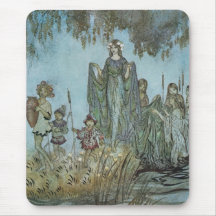 Sabrina Rises, attended by Water Nymphs Mouse Mats