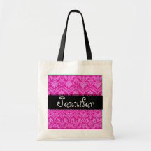 Sac blanc noir rose de demoiselle d'honneur de dam