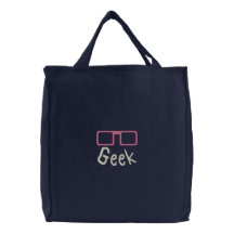 Sac brodé par geek de tba