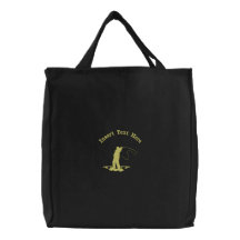 Sac brodé par pêche faite sur commande