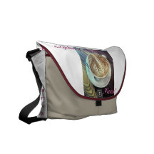 Sac de café de moka de framboise besace