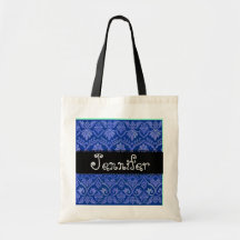 Sac de demoiselle d'honneur de damassé de mariage 