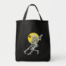 Sac de des bonbons ou un sort de squelettes de dan