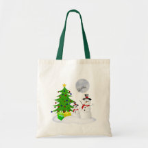 Sac de vacances de bonhomme de neige