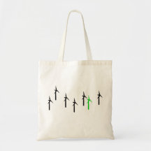 sac d'énergie éolienne (noir avec le vert)