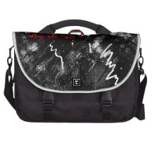 Sac d'ordinateur portable de Rickshaw "pourquoi si Sacoche Pour Ordinateurs Portables