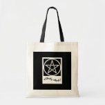 Sac effronté de sorcière - noir et blanc