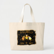 Sac fourre-tout à bonbons au maïs à Halloween