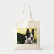 Sac fourre-tout à chiot de Boston Terrier petit
