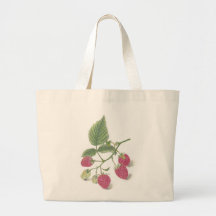 Sac fourre-tout à épicerie de framboises